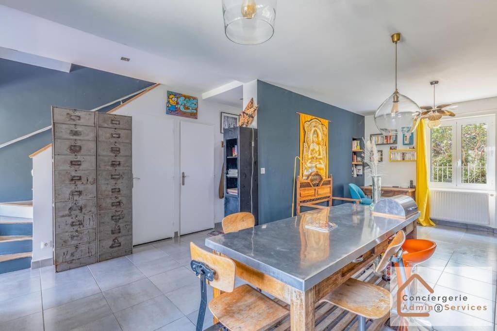 Vénissieux Maison A Lyon Parilly Avec Piscine, Jardin, Parking Prive & Proche Eurexpo מראה חיצוני תמונה