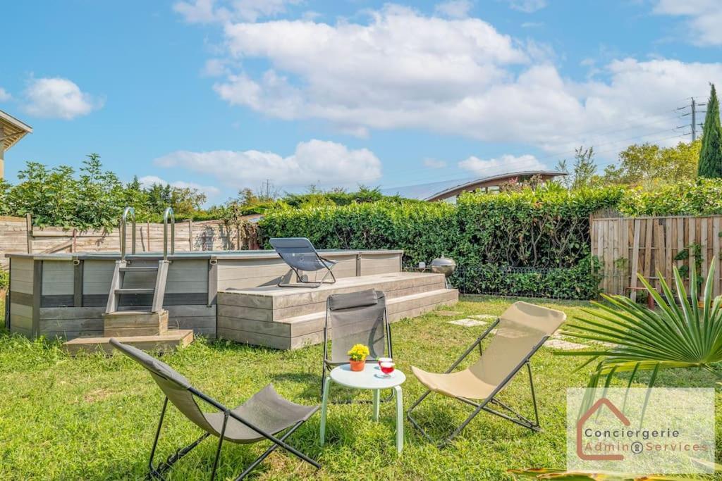 Vénissieux Maison A Lyon Parilly Avec Piscine, Jardin, Parking Prive & Proche Eurexpo מראה חיצוני תמונה